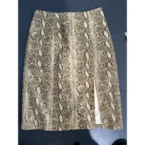 Hollie’s Stockholm Snakeskin skirt